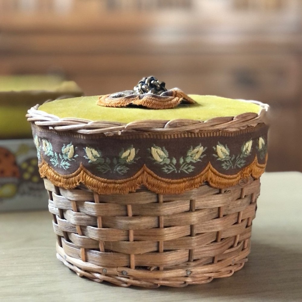 Vintage Boho Basket